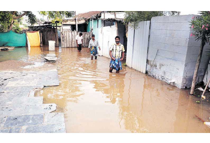 நொய்யல் ஆற்றில் வெள்ளப்பெருக்கு: திருப்பூரில் 15 வீடுகளை தண்ணீர் சூழ்ந்தது