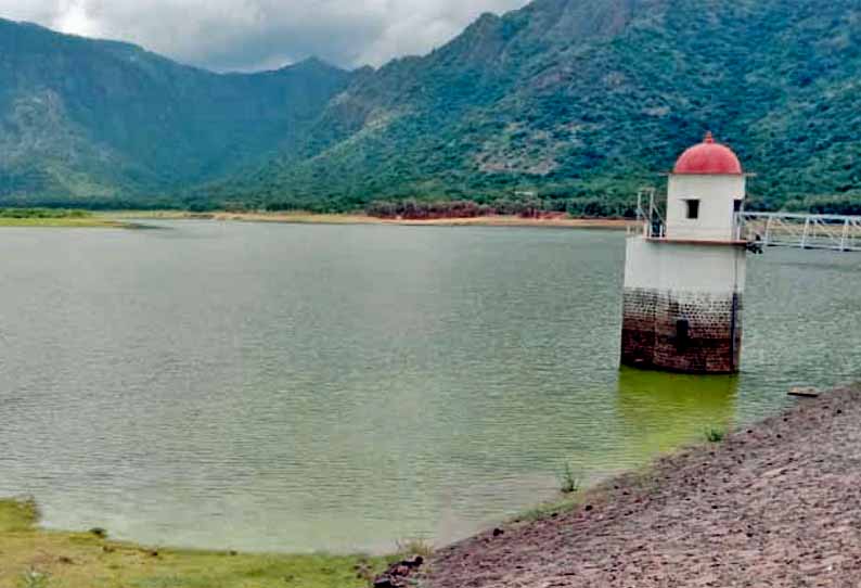 திண்டுக்கல்லுக்கு குடிநீர் வழங்கும் ஆத்தூர் காமராஜர் அணை நீர்மட்டம் 7.9 அடியாக உயர்வு