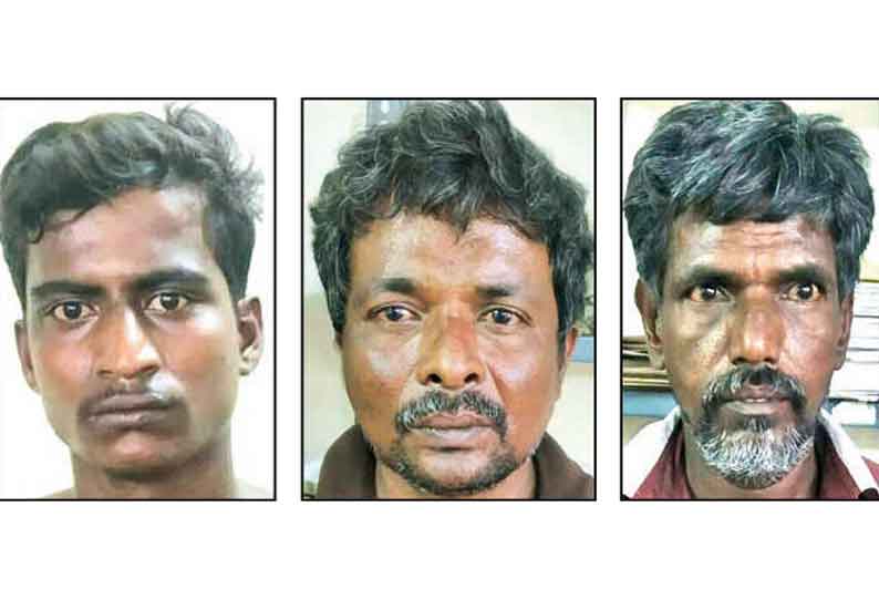 ஐம்பொன் சிலைகளை திருடிய 3 பேர் சிக்கினர்