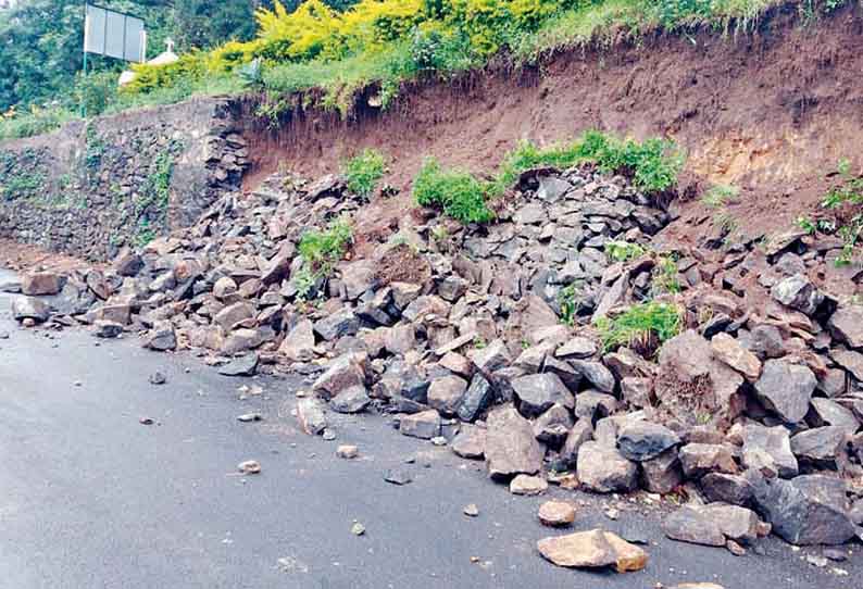 கொடைக்கானலில் கனமழை; ஆற்றை கடக்க முயன்ற தொழிலாளி சாவு