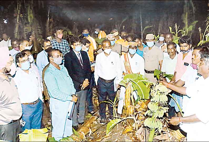 விழுப்புரம் மாவட்டத்தில் ‘நிவர்’ புயலால் பாதிக்கப்பட்ட பகுதிகளை மத்திய குழுவினர் ஆய்வு