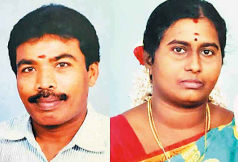 காஞ்சீபுரத்தில் விபரீத முடிவு: கணவன்-மனைவி தூக்குப்போட்டு தற்கொலை - பெற்றோரை இழந்த 2 பிஞ்சு குழந்தைகளும் அனாதையான சோகம்