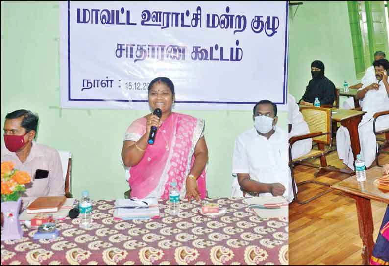 தஞ்சை மாவட்ட ஊராட்சிக்குழுவில் தலைவர்- கவுன்சிலர்களிடையே ஒத்துழைப்பு இல்லை தி.மு.க.வினர் குற்றம் சாட்டியதால் பரபரப்பு