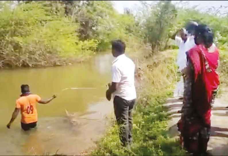 சோளிங்கர் அருகே ஓடை கால்வாயில் தரைப்பாலம் அமைக்க கலெக்டர் நடவடிக்கை 40 ஆண்டுகால கோரிக்கைக்கு தீர்வு