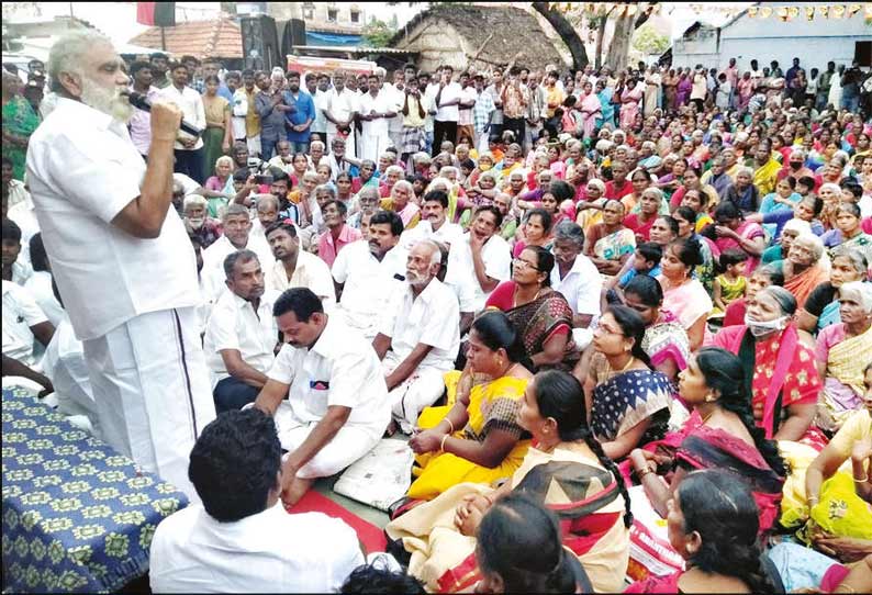 மாவட்டத்தின் பல்வேறு இடங்களில் தி.மு.க. சார்பில் கிராமசபை கூட்டம்