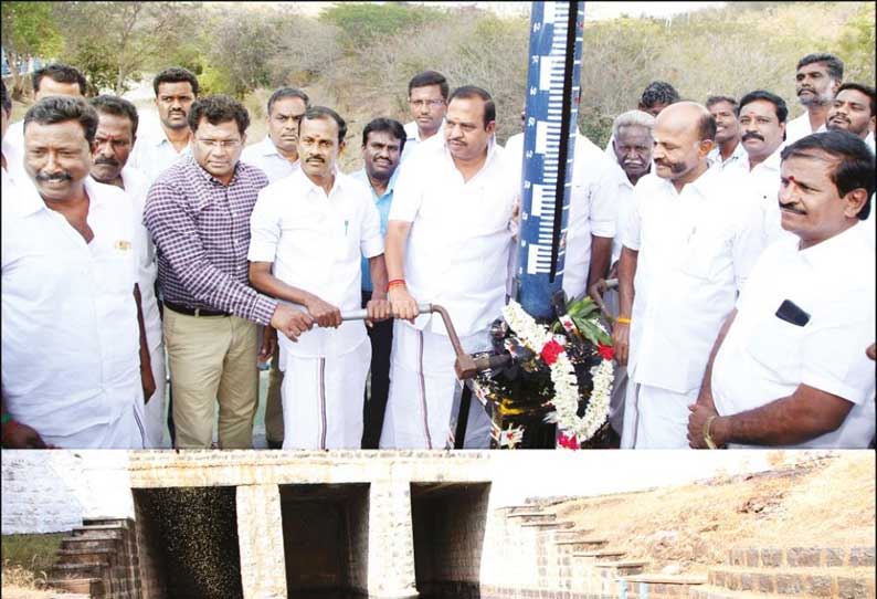 3 மாவட்ட விவசாய பாசனத்துக்காக சாத்தனூர் அணையில் இருந்து தண்ணீர் திறப்பு