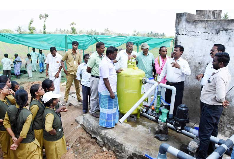 சொட்டு நீர் பாசனம் குறித்து விவசாயிகளுக்கு ஆலோசனை