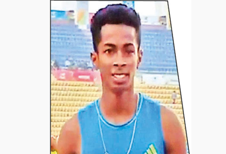 தேசிய இளையோர் தடகளம்: 800 மீட்டர் ஓட்டத்தில் சென்னை மாணவருக்கு தங்கம்