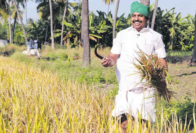 It's a pleasure to be a farmer in the field Congratulations to Edappadi  Palanisamy, Venkaiah Naidu | 'களத்தில் விவசாயியாக பார்ப்பது மகிழ்ச்சி  அளிக்கிறது' எடப்பாடி பழனிசாமிக்கு ...