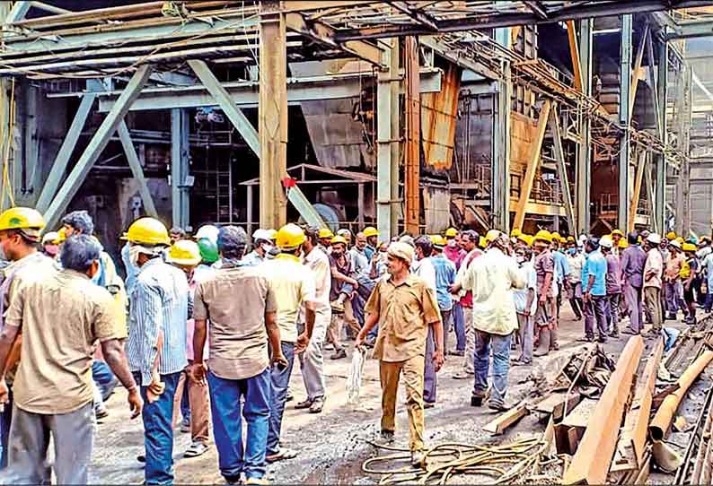 நெய்வேலி அனல் மின்நிலையத்தில் கொதிகலன் வெடித்ததில் 6 தொழிலாளர்கள் உடல் கருகி பலி; 17 பேர் படுகாயம்