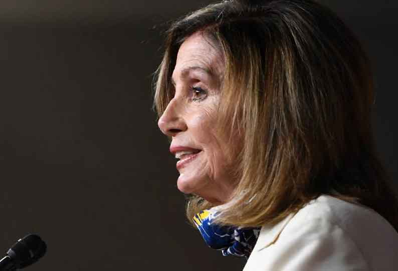 டொனால்டு டிரம்ப் வெள்ளைமாளிகையில் இருந்து வலுக்கட்டாயமாக வெளியேற்றப்படுவார்- சபாநாயகர் நான்சி