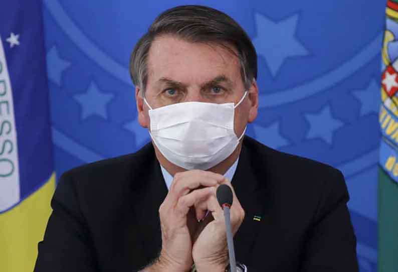 பிரேசில் அதிபரை விடாத கொரோனா: 3-வது முறை நடத்தப்பட்ட பரிசோதனையிலும் தொற்று உறுதி