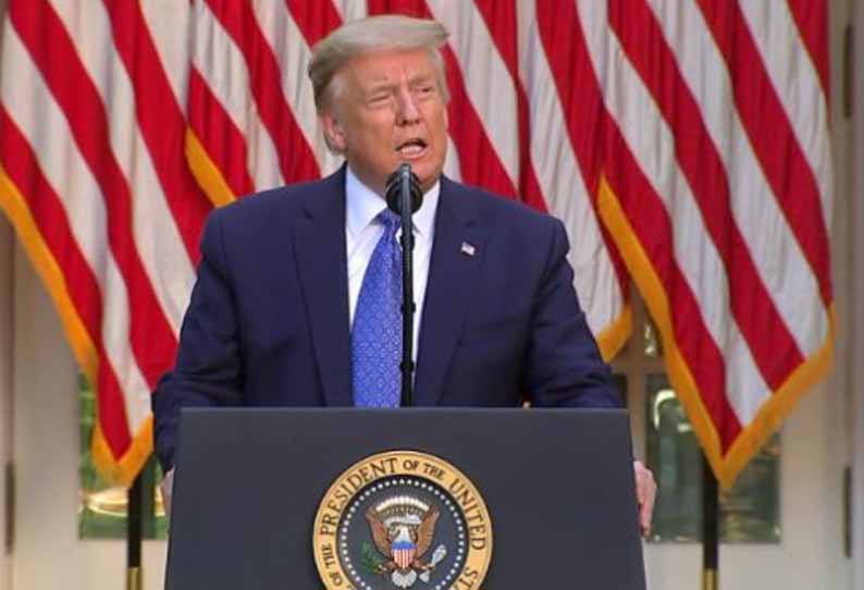 அமெரிக்காவில் தொடரும் போராட்டம் : வன்முறையை நிறுத்தாவிட்டால் ராணுவத்தை பயன்படுத்துவேன் - டிரம்ப் எச்சரிக்கை