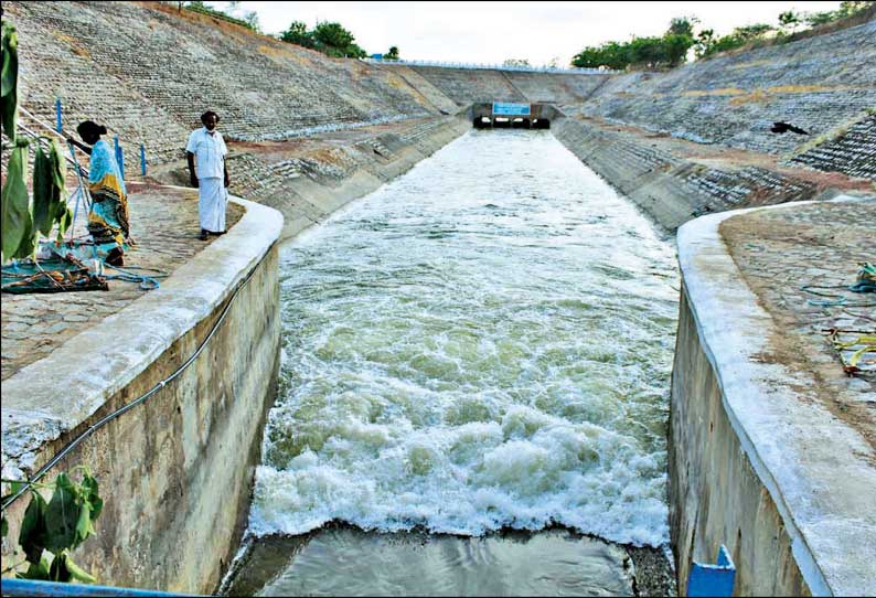 கண்டலேறு அணையிலிருந்து பூண்டி ஏரிக்கு கிருஷ்ணா நதி நீர் வரத்து அதிகரிப்பு