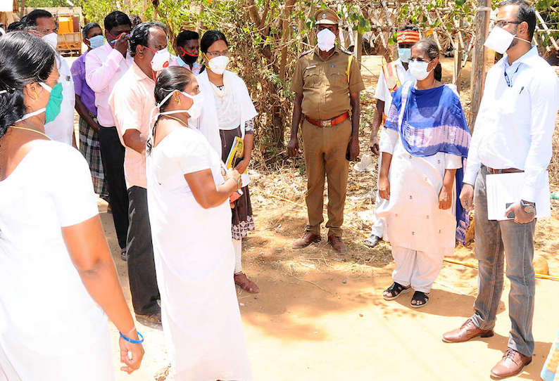 அரியலூர் மாவட்டத்தில் கொரோனா தடுப்பு பணிகள் குறித்து மத்திய குழுவினர் ஆய்வு