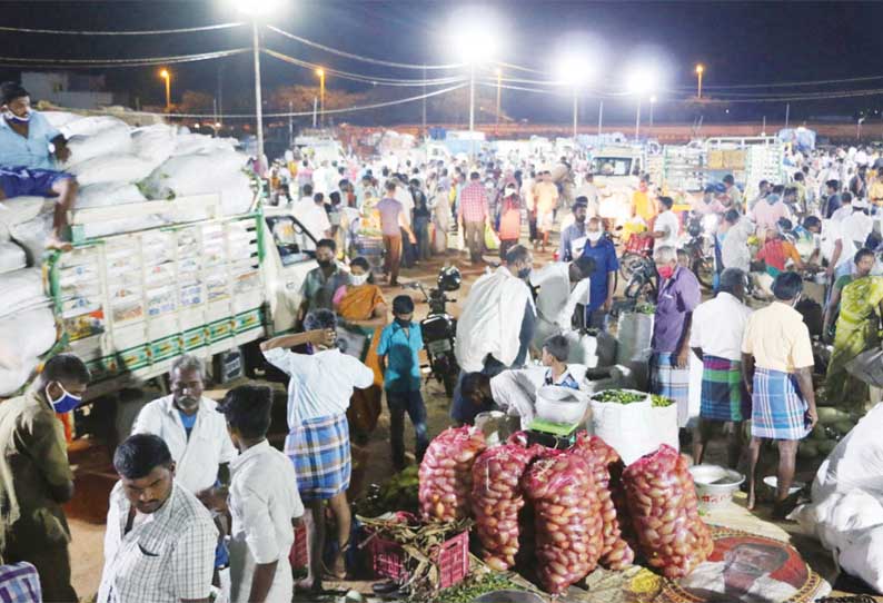 பேச்சுவார்த்தையில் உடன்பாடு: திருச்சி காந்தி மார்க்கெட் வியாபாரிகள் போராட்டம் ஒத்திவைப்பு ஜி-கார்னரில் வழக்கம் போல் வியாபாரம் நடைபெறும்