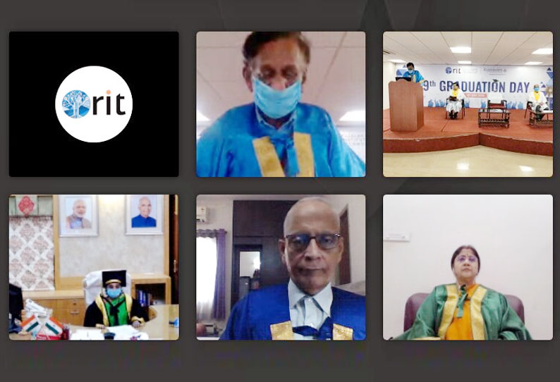 ராஜலட்சுமி  தொழில்நுட்பக் கல்லூரி நாட்டிலேயே முதல்முறையாக மெய்நிகர் முறையில் பட்டமளிப்பு விழா நடத்தியது