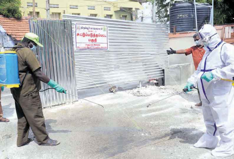 திருப்பூர் மாவட்டத்தில், ஒரே நாளில் 4 பேருக்கு கொரோனா - பாதிக்கப்பட்டவர்களின் எண்ணிக்கை 120 ஆக உயர்வு