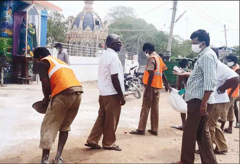 ஓய்வுபெற்ற ஆசிரியர் உள்பட 7 பேருக்கு கொரோனா: கோவில்பட்டியில் சுகாதார பணிகள் தீவிரம் - ஓட்டல்களில் சாப்பிட அனுமதி இல்லை