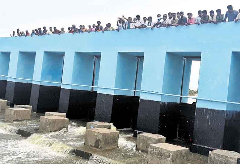 நாகை கடைமடை பகுதியை மேட்டூர் அணை நீர் அடைந்தது - விவசாயிகள் மலர் தூவி வரவேற்றனர்