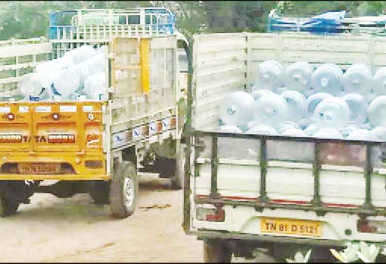 ஆலைகளுக்கு ‘சீல்’ வைப்பு; விற்பனையாளர்கள் வேலை நிறுத்தம்: கேன் குடிநீர் தட்டுப்பாட்டால் பொதுமக்கள் கடும் அவதி