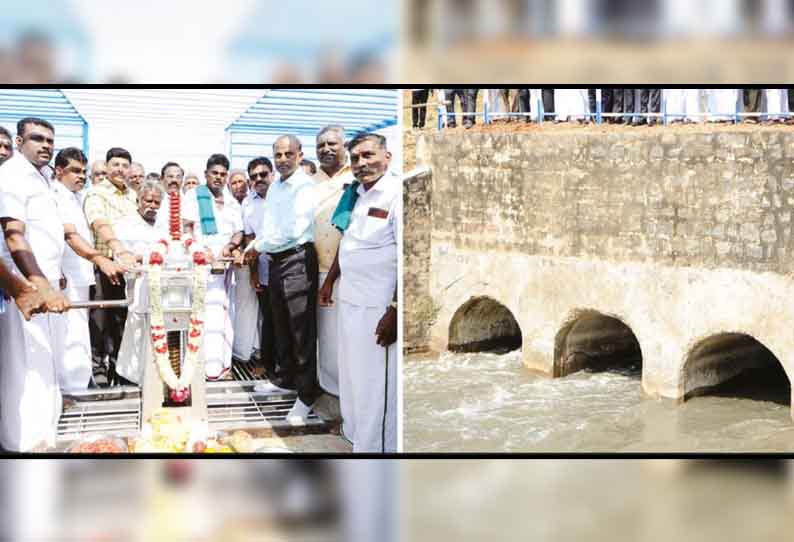 திட்டக்குடி அருகே, வெலிங்டன் ஏரியில் இருந்து பாசனத்துக்கு தண்ணீர் திறப்பு