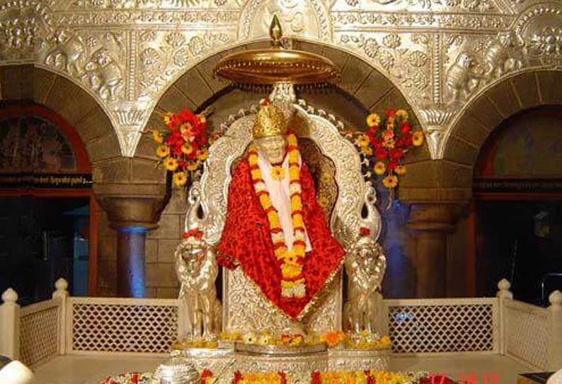 கொரோனா வைரஸ் பரவலை தடுக்க   ஷீரடி சாய்பாபா கோவில் மூடப்பட்டது   இது வரலாற்றில் முதல் முறை