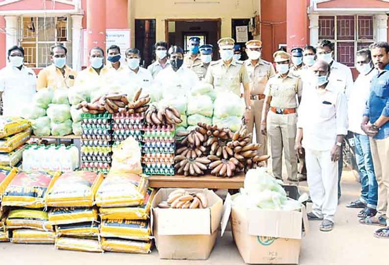 பண்ருட்டி, சிதம்பரம் பகுதியில் நிவாரண பொருட்கள் வழங்கும் நிகழ்ச்சி