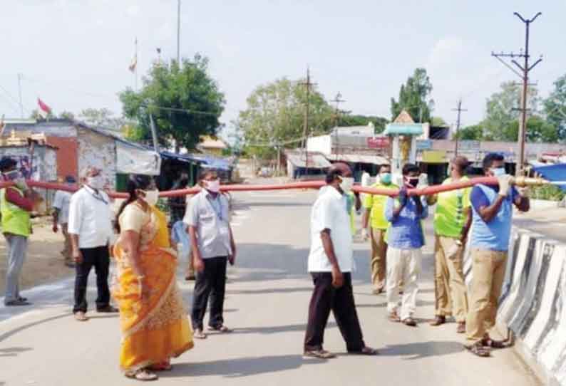 ஆலங்காயத்தில் கொரோனா தொற்று தடுப்பு பணி மண்டல பேரூராட்சிகள் உதவி இயக்குனர் ஆய்வு