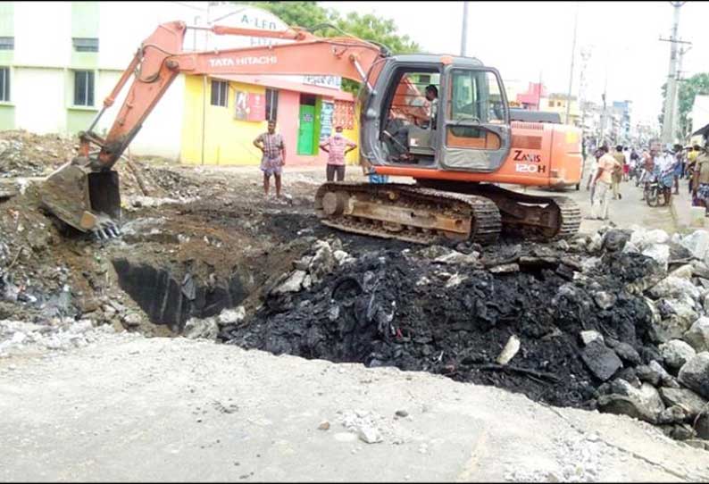 வெங்கமேடு மேம்பாலம் அருகே புதிய பாலம் அமைக்கும் பணி தொடக்கம்