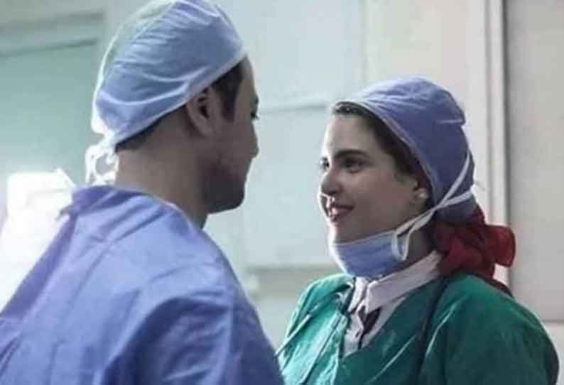 சிகிச்சையளித்த டாக்டரை காதலித்து கரம்பிடித்த கொரோனா நோயாளி! 202005301816294555_Corona-Patient-Married-With-Doctor-in-Egypt_SECVPF