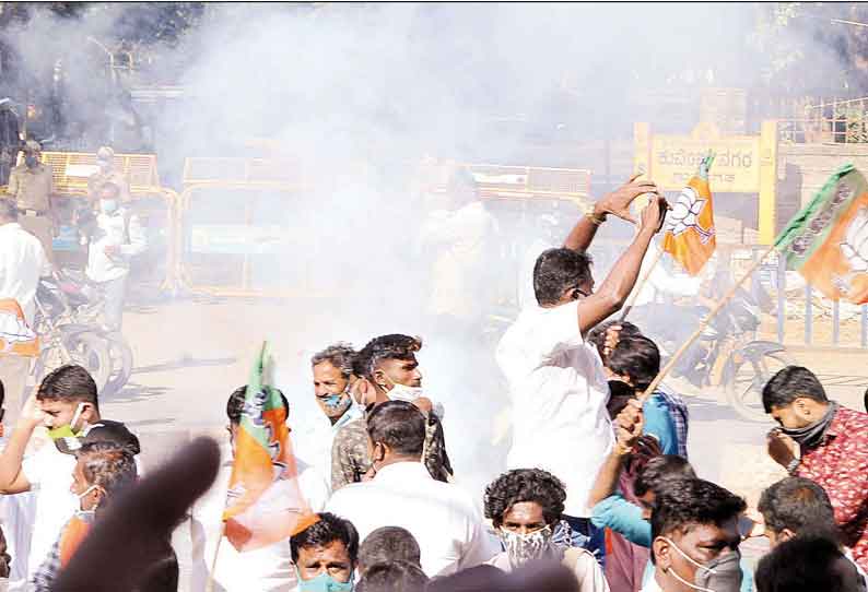 ஆர்.ஆர்.நகர், சிரா தொகுதிகளுக்கான இடைத்தேர்தலில் பா.ஜனதா அபார வெற்றி