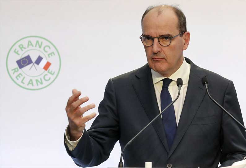 பிரான்சில் வரும் டிசம்பர் வரை நாடு முழுவதும் ஊரடங்கு நீடிக்கும்; பிரதமர் அறிவிப்பு