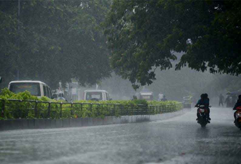 சென்னையின் பல்வேறு பகுதிகளில் பரவலாக மழை