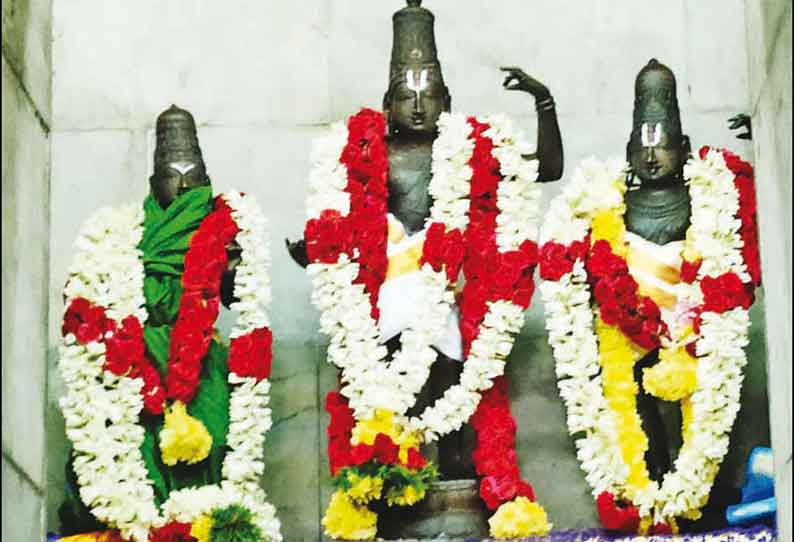 42 ஆண்டுகளுக்கு பின்னர் லண்டனில் மீட்கப்பட்ட 3 சாமி சிலைகள், அனந்தமங்கலம் கோவிலில் மீண்டும் பிரதிஷ்டை