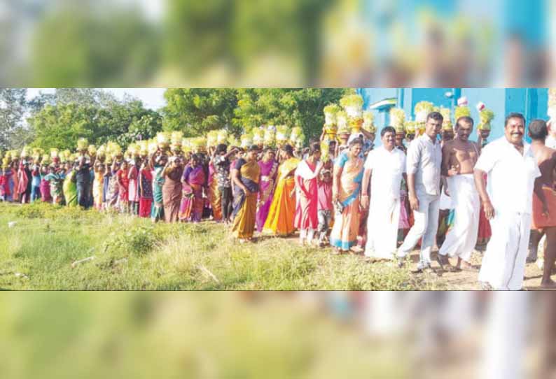 40 கிராமங்களில், மழை வேண்டி முளைப்பாரி திருவிழா