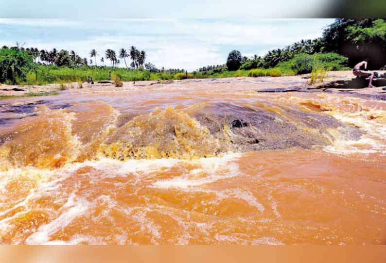 நீர்ப்பிடிப்பு பகுதிகளில் பெய்த மழையால் முல்லைப்பெரியாற்றில் சங்கமித்த வைகை புதுவெள்ளம் - விவசாயிகள் மகிழ்ச்சி