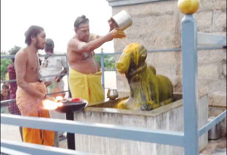 கரூர் மாவட்டத்தில் சிவன் கோவில்களில் பிரதோஷ வழிபாடு