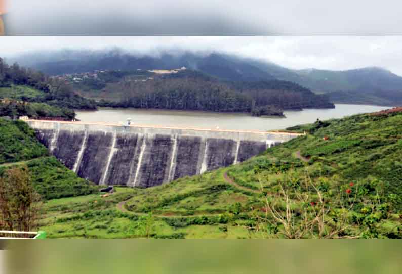 தொடர் மழையால் நீலகிரி அணைகளில் நீர்மட்டம் உயர்வு