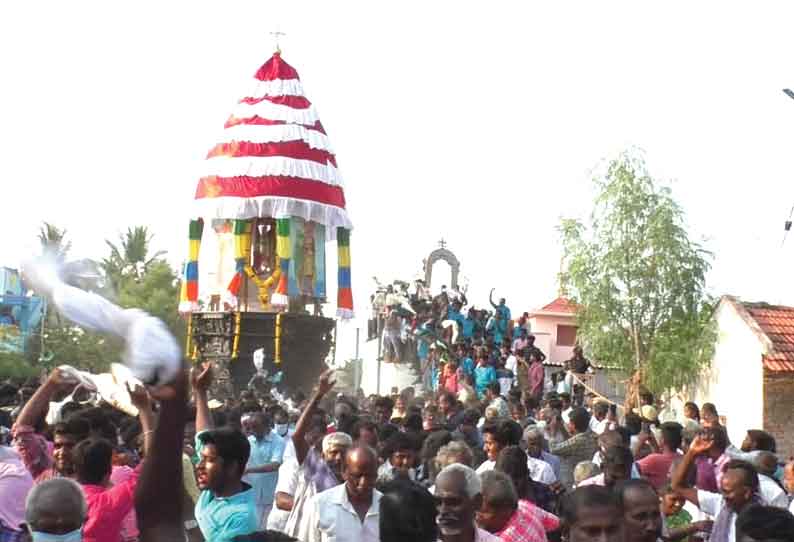 புனித தோமையார் ஆலய தேரோட்டம்