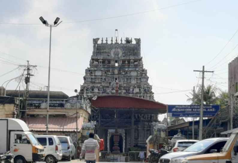 பிறவி மருந்தீஸ்வரர் கோவில் தேரோட்டம் ரத்து