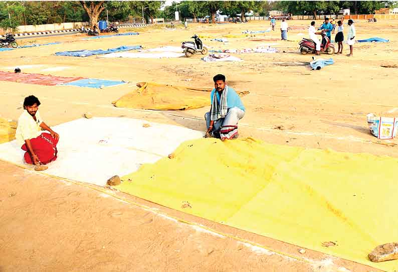 திருச்சி காந்தி மார்க்கெட்டில் வியாபாரத்திற்கு தடை விதிப்பால், ஜி-கார்னர் திடலில் இன்று முதல் சில்லறை காய்கறி விற்பனை