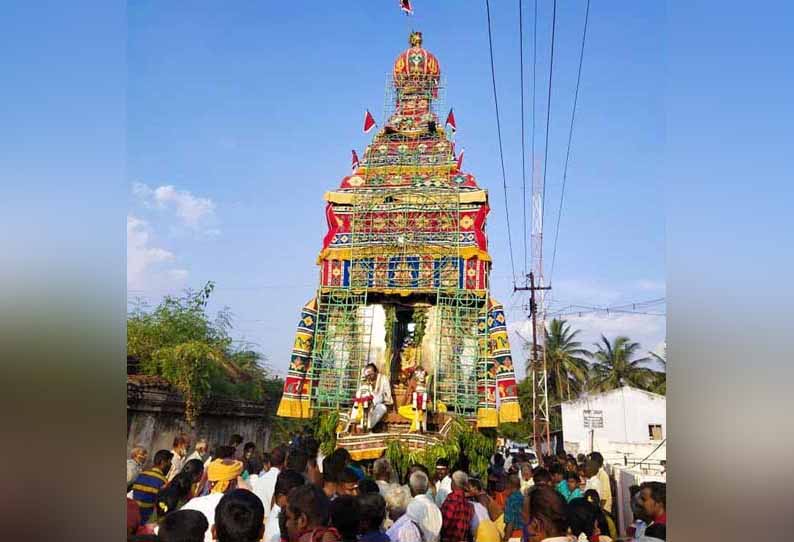 தளவாய்ப்பட்டணத்தில் காளியம்மன் கோவில் தேரோட்டம்