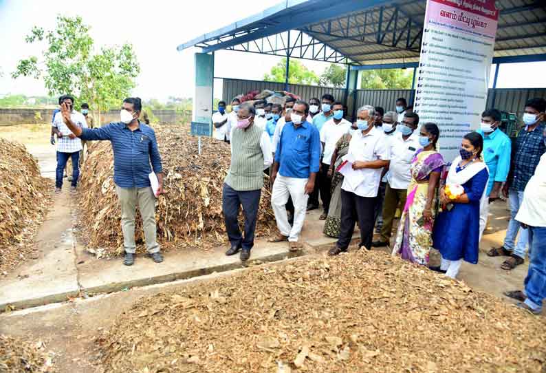 வள்ளியூர் உரக்கிடங்கில் தேசிய பசுமை தீர்ப்பாய நீதிபதி ஜோதிமணி ஆய்வு