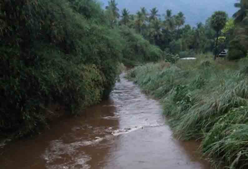 ஓடைகளில் நீர்வரத்து அதிகரிப்பு