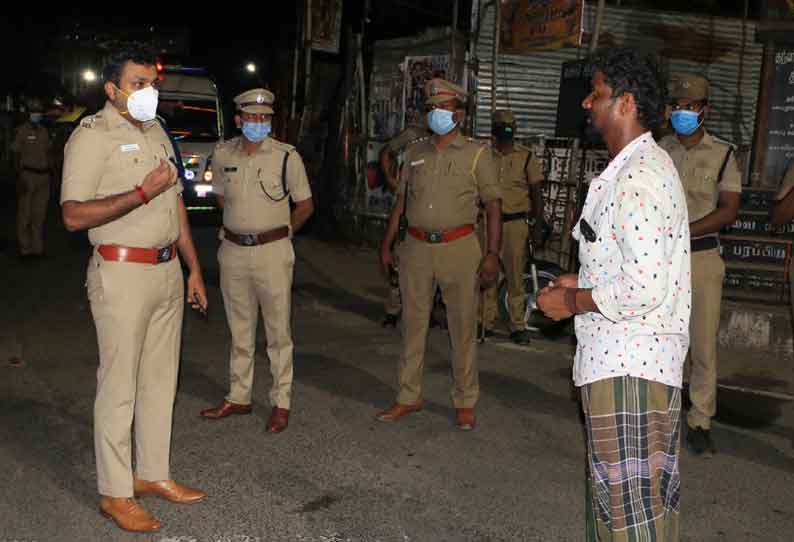 இரவு ஊரடங்கை மீறுபவர்கள் மீது வழக்குப்பதிவு