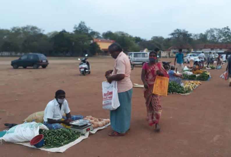 நாமக்கல்லில்  உழவர் சந்தை, தினசரி காய்கறி மார்க்கெட் இடமாற்றம்