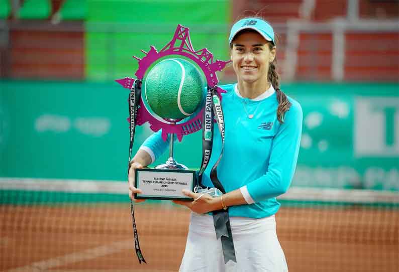 Istanbul Tennis Championship; Romania player won the Trophy