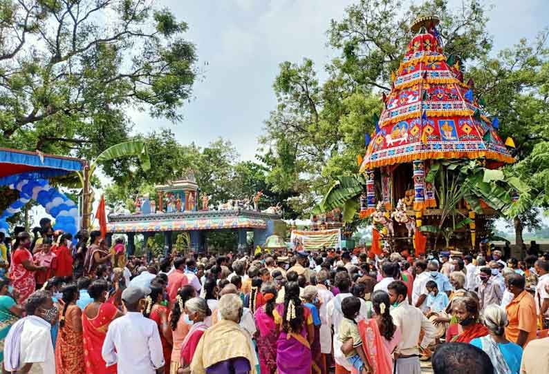 தையூர் தடுத்தான் ஈஸ்வரர் கோவில் தேரோட்டம்