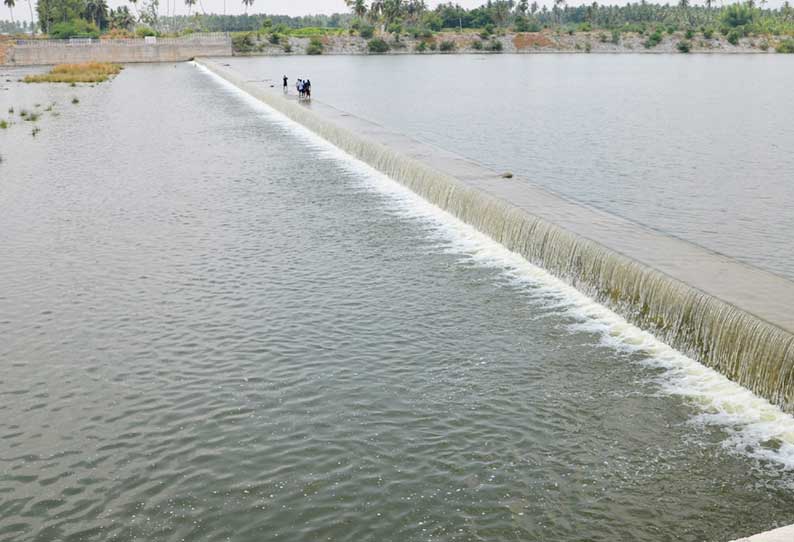 அமராவதி அணையில் இருந்து திறக்கப்பட்ட தண்ணீர் கரூர் வந்தடைந்தது